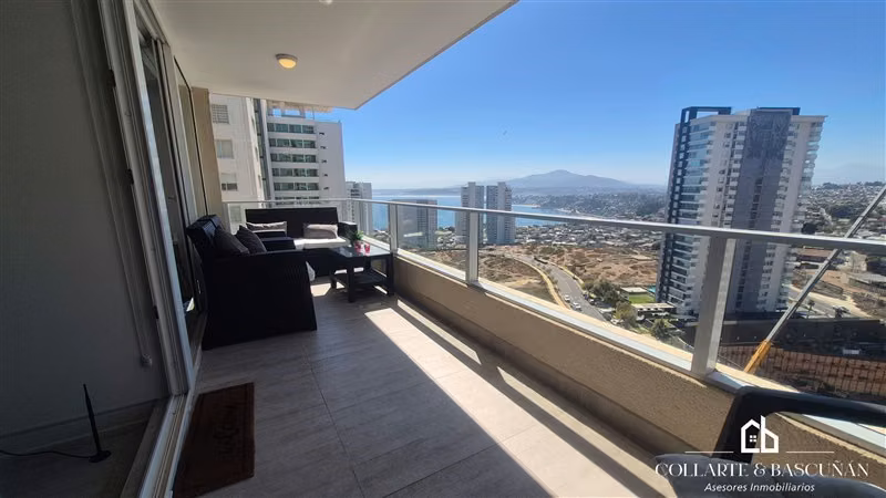 Arriendo depto 1D1B I Amoblado I 40 m2+Terraza I Concón