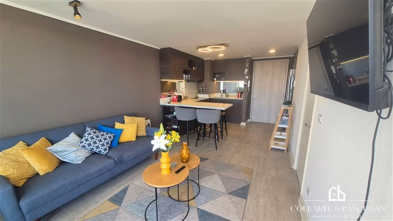 Arriendo depto 1D1B I Amoblado I 40 m2+Terraza I Concón