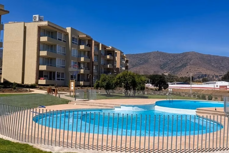 Hermoso departamento en condominio lomas de papudo