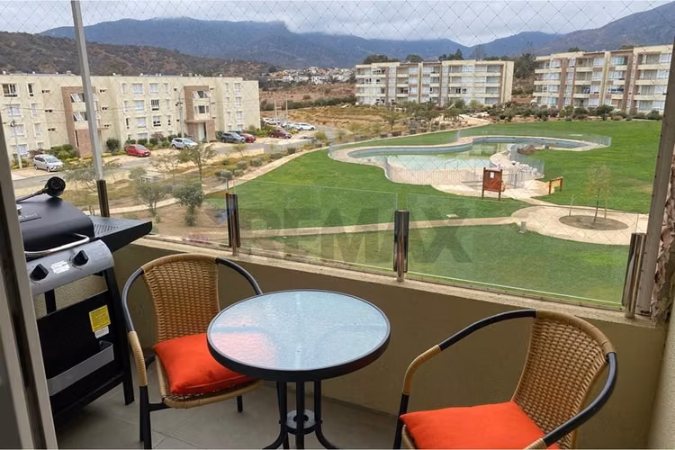 Hermoso departamento en condominio lomas de papudo