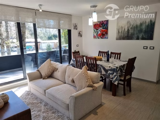Departamento en venta de 3 dorm. en Pucón