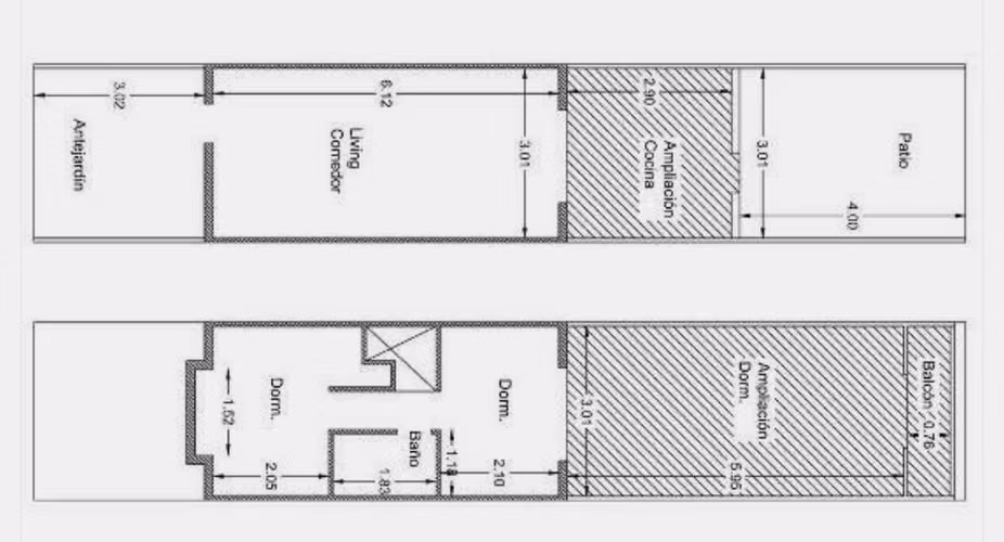 Casa de 2 pisos - 3D 1B