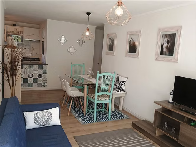 Arriendo Dpto. 3 Do. 2 Ba 3 cuadras de la Playa