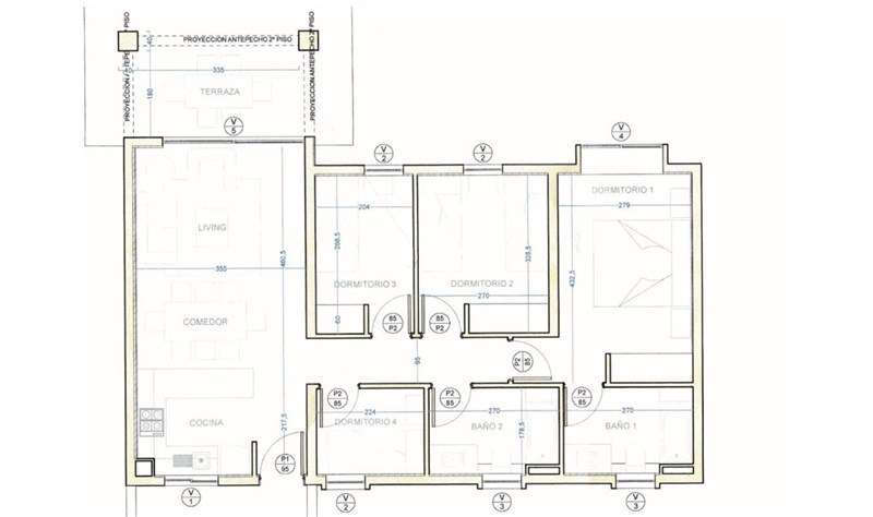 Departamento en venta de 4 dorm. en Colbún