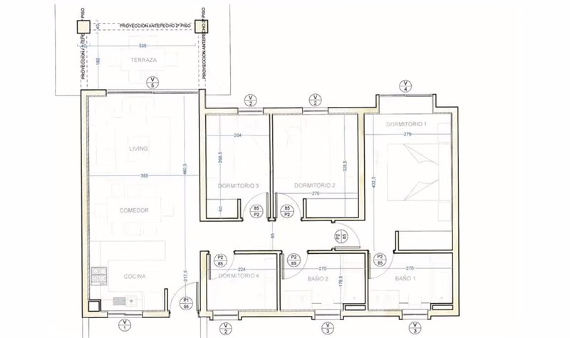 Departamento en venta de 4 dorm. en Colbún