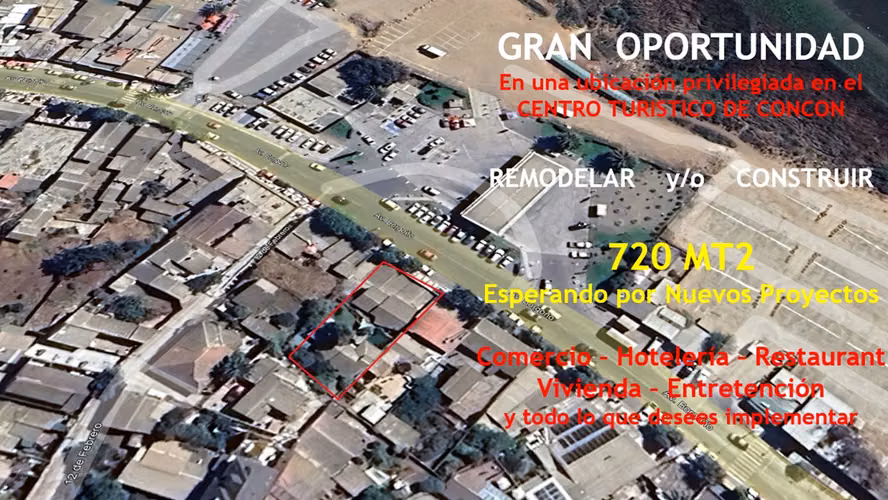 VENTA TERRENO - SITIO 720MTS Concon