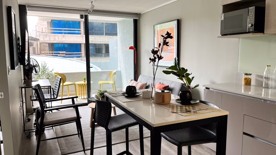 DEPARTAMENTO 1D1B EN ARRIENDO A 4 MIN METRO IRARRÁZAVAL