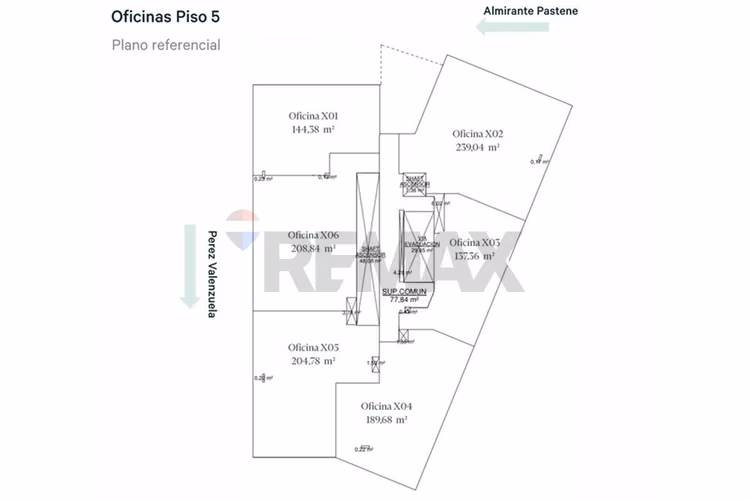 Oficinas en arriendo clase a providencia
