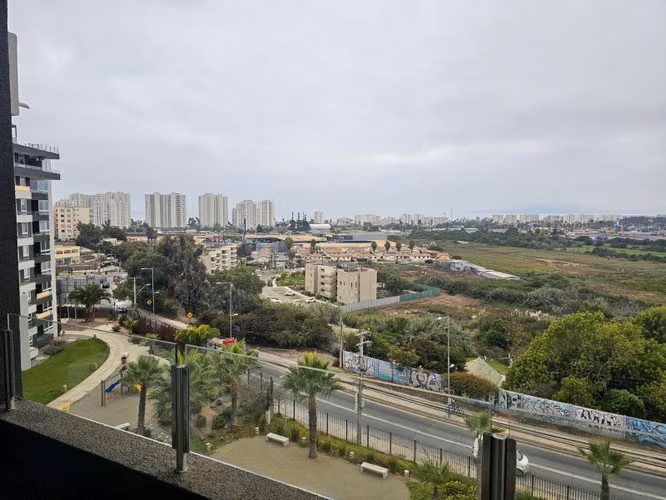 Depto 3D/2B con piscina y vista al humedal en Coquimbo