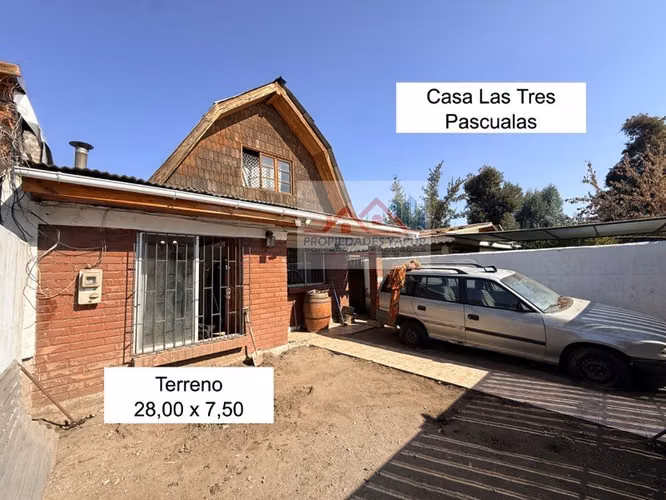 Casa 168/207m2 Las Tres Pascualas 5D 2B patio com de diario