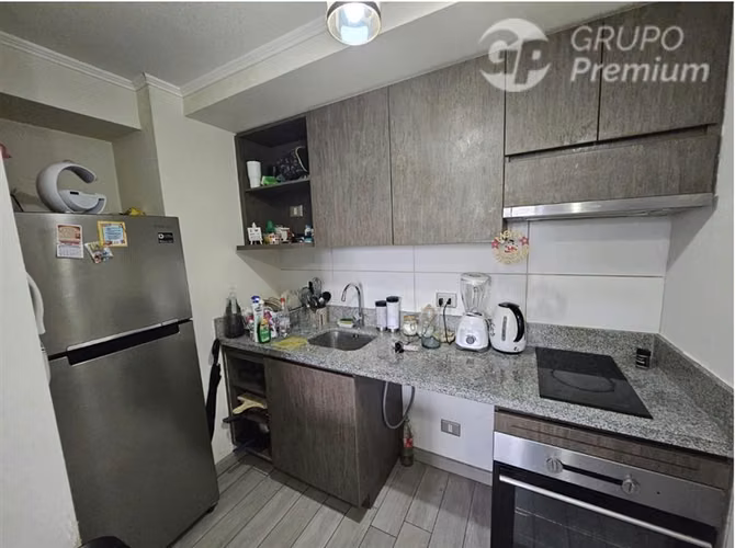 Departamento en venta de 1D+1B, en La Cisterna