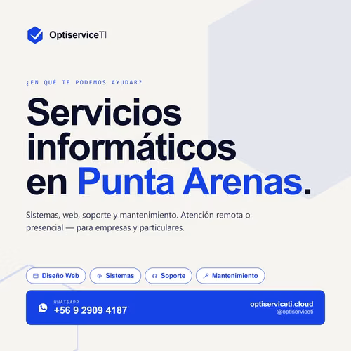 Servicios Informáticos - Optiservice Spa.