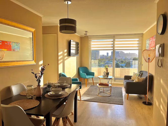 Arriendo depto amoblado