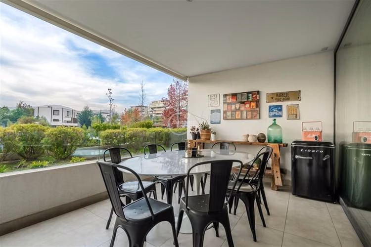 Departamento en venta 5D/4B/2E y jardín San C de Apoquindo