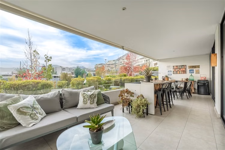 Departamento en venta 5D/4B/2E y jardín San C de Apoquindo