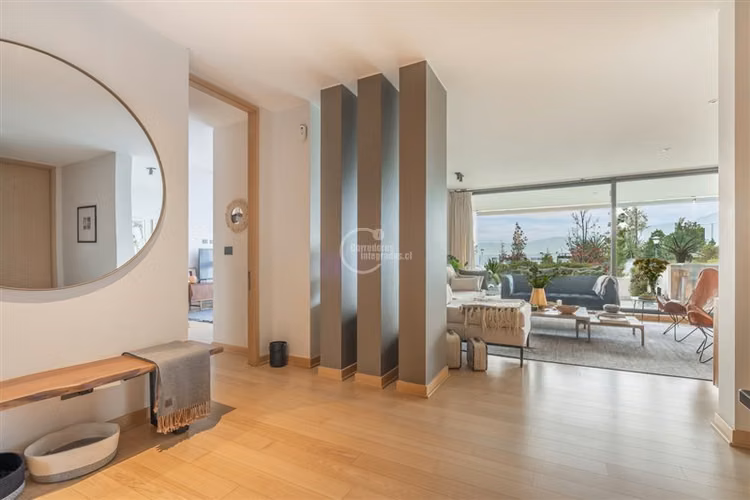 Departamento en venta 5D/4B/2E y jardín San C de Apoquindo