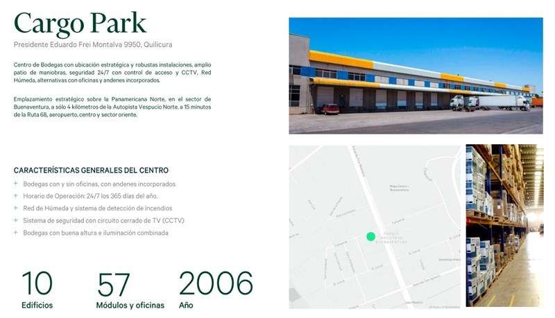 Arriendo BODEGA en Cargo Park en Quilicura - Imagen 4