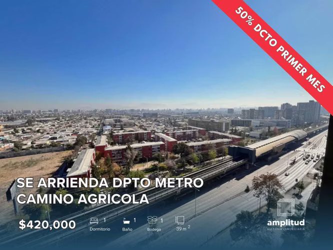 50% DCTO! MACUL Vicuña Mackenna 1D+1B+Bod. NUEVO (164967)