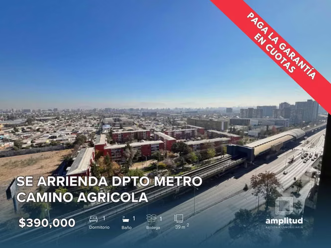Depto NUEVO 1D+1B+Bod. metro L5 Macul (164967)