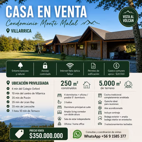 Casa en Venta - Villarrica - Colegio Inglés - Condominio Monte Malal - Imagen 20