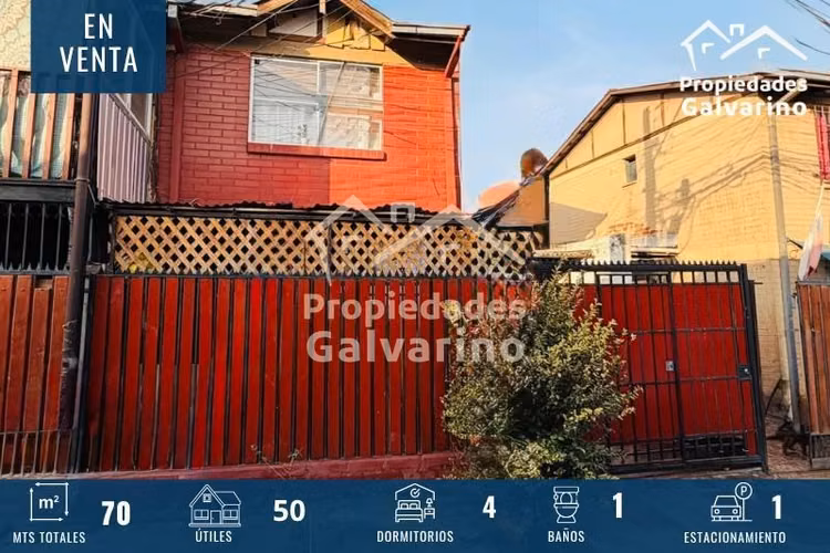 Casa en venta de 4D 2B. en Quilicura