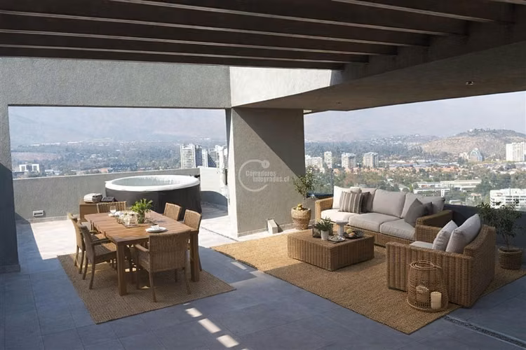 Departamento Vitacura con Roof Garden Vista Panoramica
