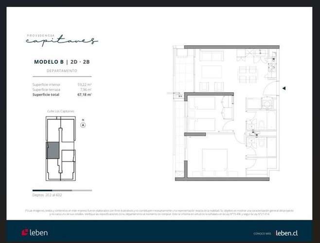 Departamento en venta de 2 dorm. en Providencia - Imagen 14