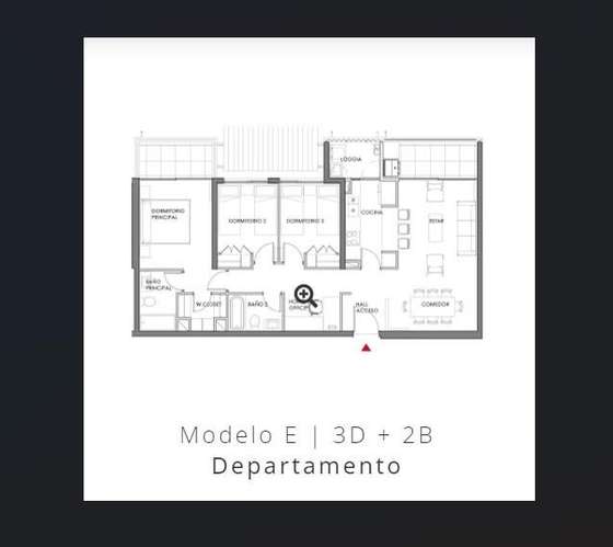 Departamento en venta de 3 dorm. en Providencia - Imagen 6