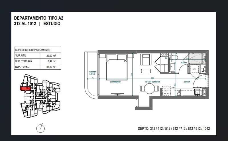 ESTUDIO en venta en Las Condes - Imagen 3