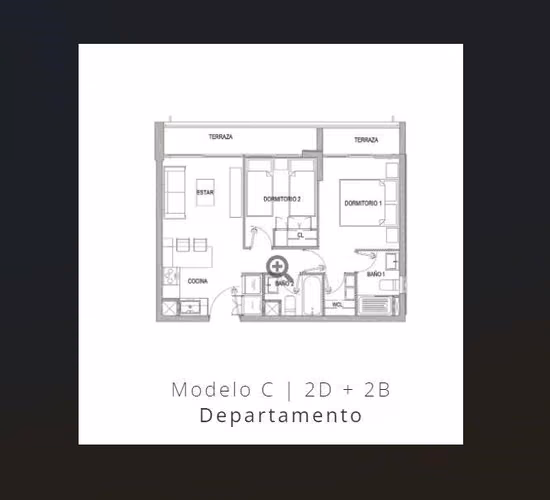 Departamento en VENTA de 2 dormitorios y 2 baños en Ñuñoa - Imagen 14