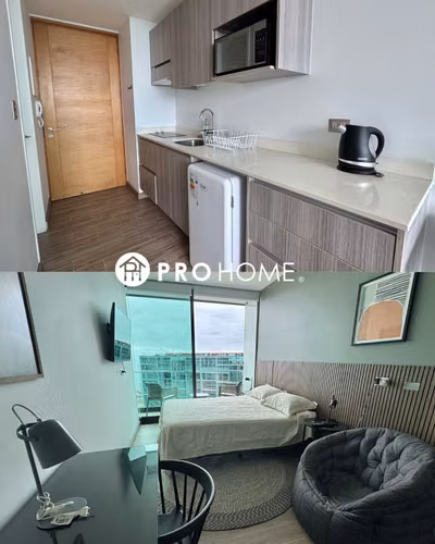 Arriendo Departamento Ejecutivo En Edificio Puerto Nuevo