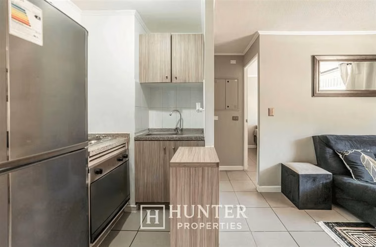 Departamento venta 2 dorm,1 B 1 E. en Conchalí Vivaceta