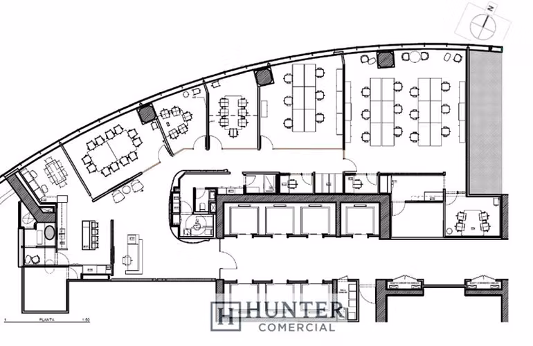 Oficina 362 M2 Amoblada Isidora-Av. Vitacura, Las Condes