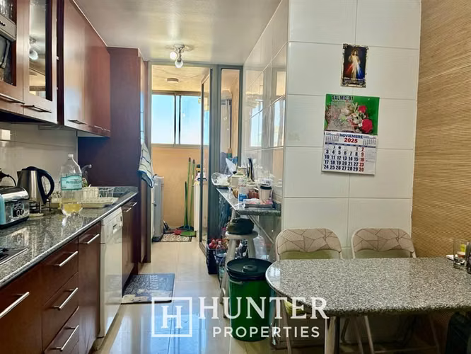Excelente Dpto en venta de 4D 2 B , 113 M2 , centro de Talca