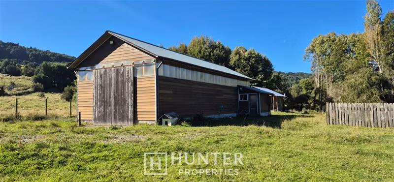 arriendo Galpón con Cabaña en parcela, Polincay Puerto Montt
