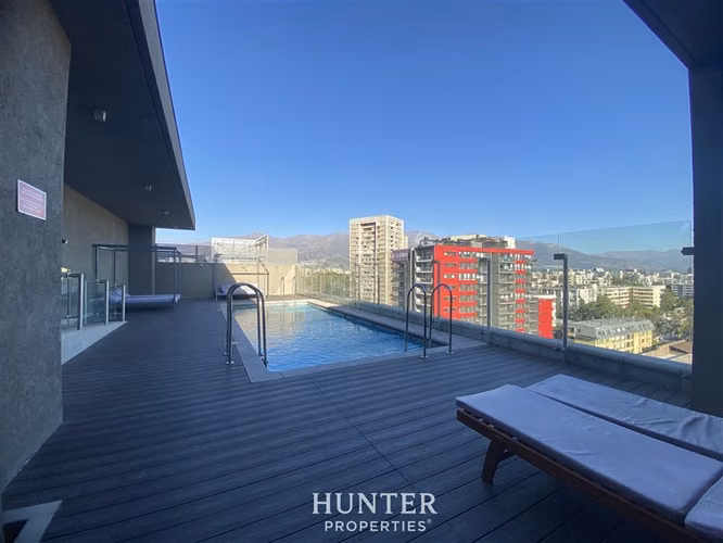 111 m2 - 3D/3B Moderno en Providencia 2 Estacionamientos