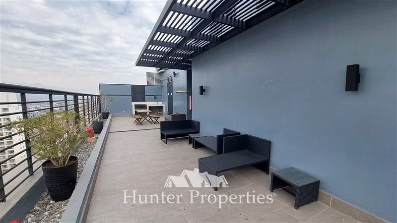 Dpto venta 1D-1B-1E, piscina,gimnasio, vista despejada Ñuñoa