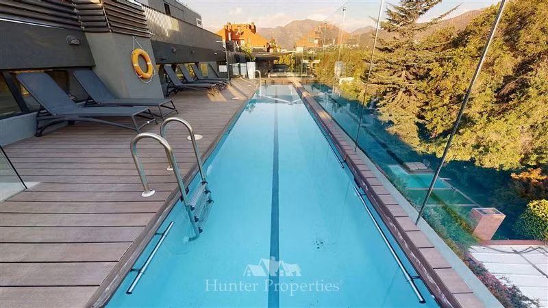 Dpto en venta 1D-1B-1E, piscina, gym, quincho en Las Condes