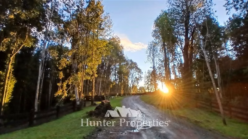 Parcela con pradera y vista volcán en venta en Puerto Varas
