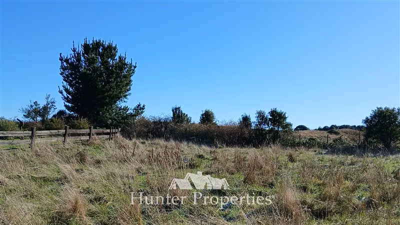 Parcela con pradera y vista volcán en venta en Puerto Varas
