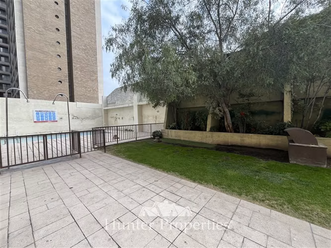 Departamento en venta de 2D-1B en Santiago
