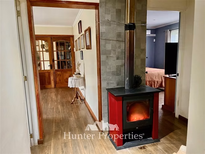 Parcela en venta en Talca, con casa, piscina, solida, 300M2