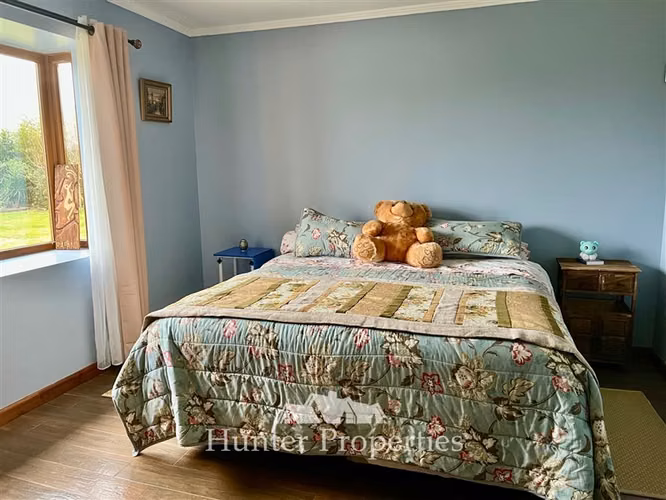 Parcela en venta en Talca, con casa, piscina, solida, 300M2