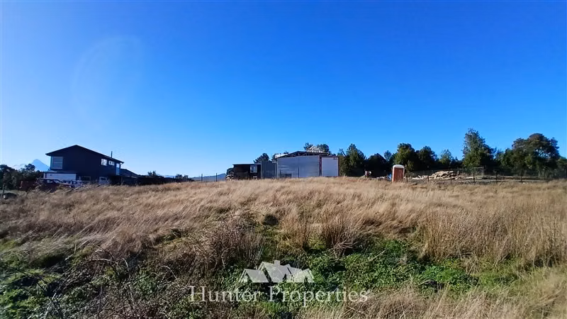 Parcela con vista a volcanes en venta en Puerto Varas