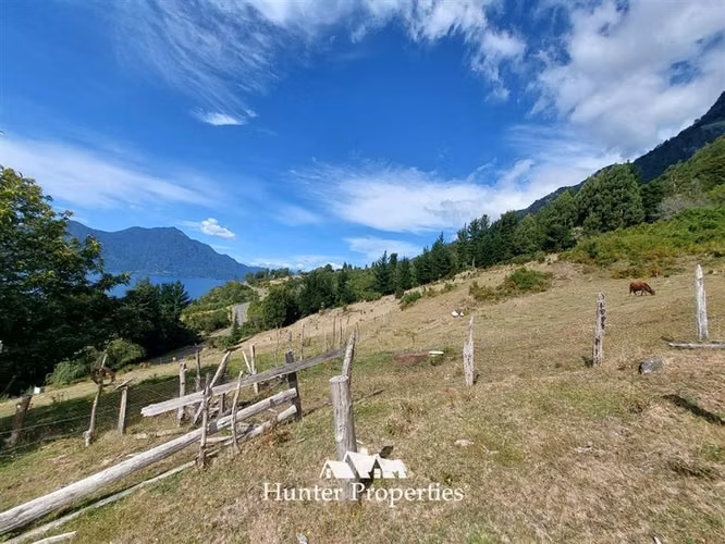 Parcela en venta con Gran Vista en Lago Ranco