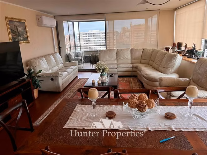 VENTA DEPTO RIESCO,4D/4B/ 2 ESTACIONAMIENTOS Y BODEGA