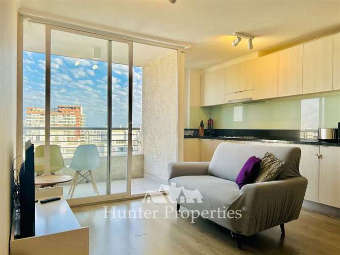 Venta Depto Amoblado con 2 D 2B 1EST Santiago Santa Lucia