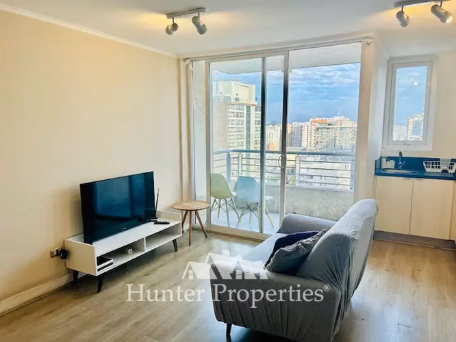 Venta Depto Amoblado con 2 D 2B 1EST Santiago Santa Lucia
