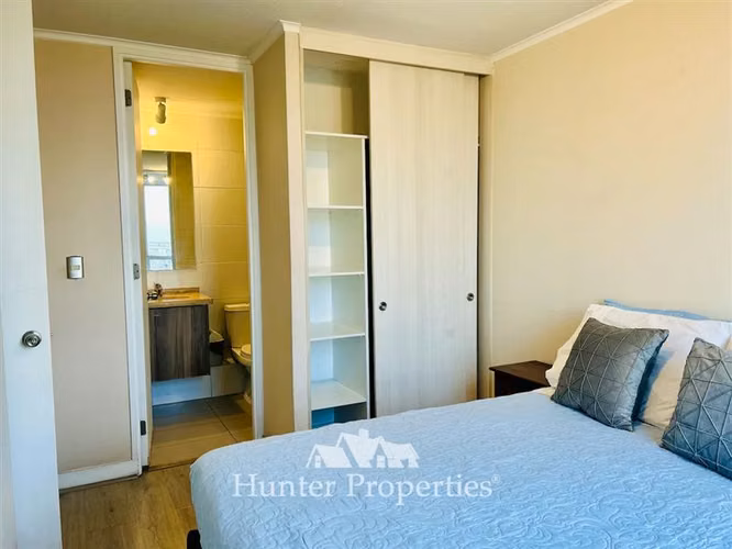 Venta Depto Amoblado con 2 D 2B 1EST Santiago Santa Lucia