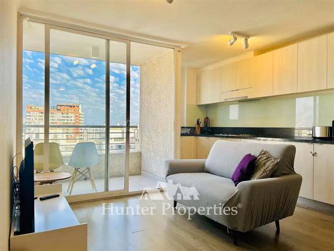 Venta Depto Amoblado con 2 D 2B 1EST Santiago Santa Lucia